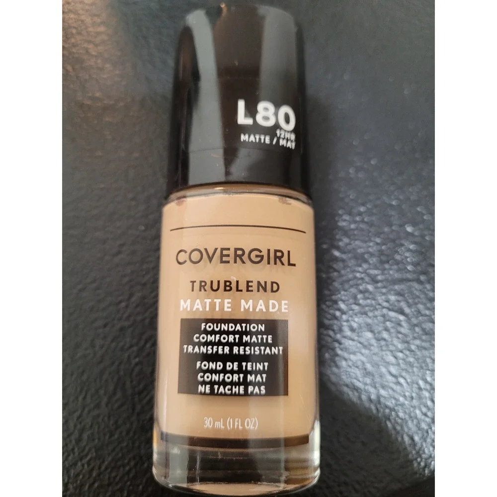 Covergirl TruBlend Matte Made Foundation Women 1oz L80 True Ivory New Oil-Free